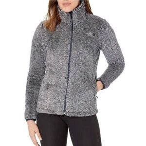 North Face Raschel Osito 2 grey fleece full zip jacket